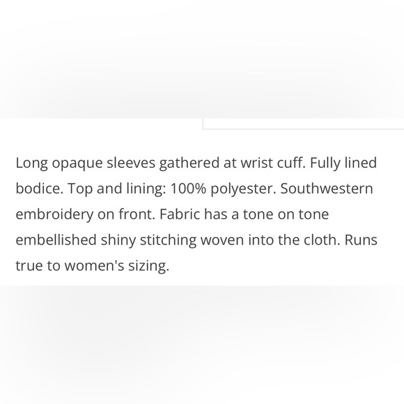 Savannah Jane Rust Tone on Tone Embroidered Boho Top Keyhole Back Sz M - Picture 6 of 6